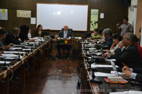 El CU del martes 9 de julio también conoció de los detalles sobre la reunión de los rectores de  la Averu y el Mppeu sobre la instalacione de mesas para el debate de aspectos preocupantes que reviste la Convención Colectiva Única. (Foto: Ramón Pico)