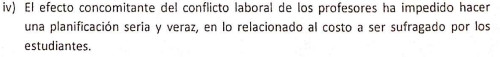 "No se qué tiene que ver una cosa con la otra, obviamente que el conflicto incide pero en cuestiones morales"