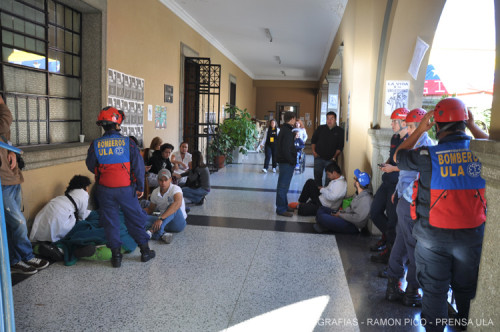 Los huelguistas fueron afectados fuertemente por la agresión