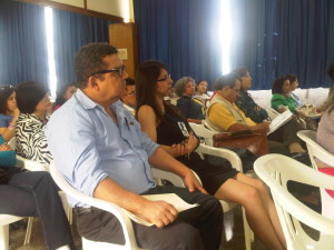 Parte de los participantes I Coloquio Venezolano-Internacional Semiótica y Educación (Fotografía: Cortesía Lucía Parra-LISYL)