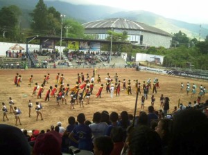 Presentación de la Banda Show durante el Festival de Bandas de ASOGATA en la FISS 2014.