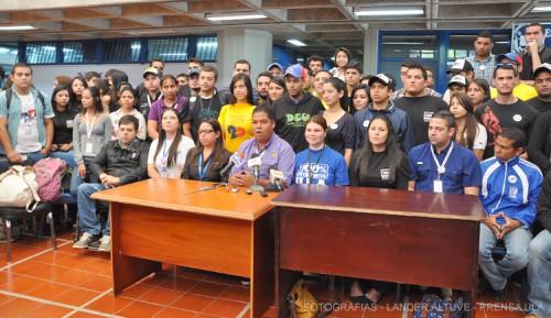 Rueda de Prensa de la Plancha “Juventud y Unidad