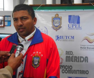 Roderick Monte C. Jefe de la Unidad de Asuntos Sociales y Participación Ciudadana UNEFA. (Foto: Cortesía UNEFA).   