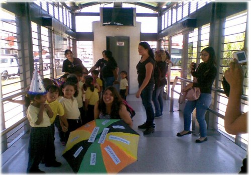 Los estudiantes han alcanzado la receptividad en el cumplimiento de sus objetivos previstos en Lectura sobre ruedas (Fotografía: cortesía)