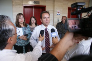 Dionis Dávila, secretario general del Siprula, nos ofreció detalles sobre esta situación.      (Foto: Carlos Castro) 