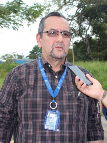 Profesor Alfonso Sánchez, Vicerrector -Decano de la ULA-Táchira. (Fotografía: María Virginia Vivas Salinas)