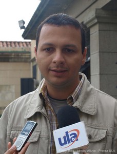 Juan de Dios Casadiego, miembro del Circuito de la Universidad de Los Andes para el Manejo Integral de los Desechos (Ciulamide) (Fotografía: L. Altuve)